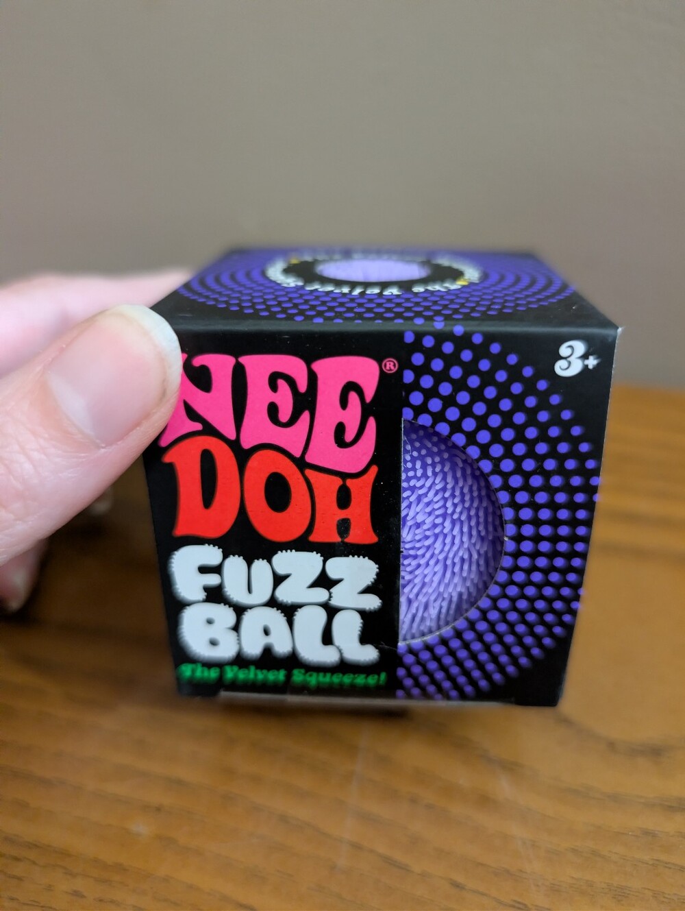 Nee Doh Fuzz Ball Purple Toy NEW & AUTHENTIC